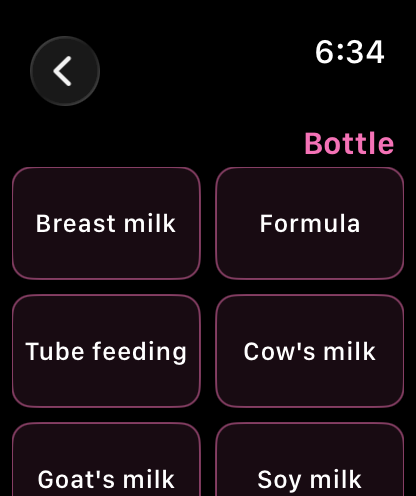 Watch bottle log